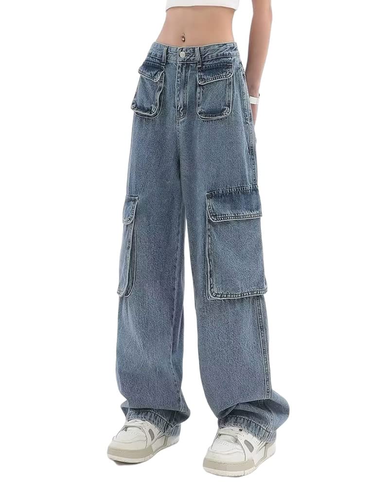 Amazon | [LUJPOIR] デニム ロングパンツ ジーンズ レディース