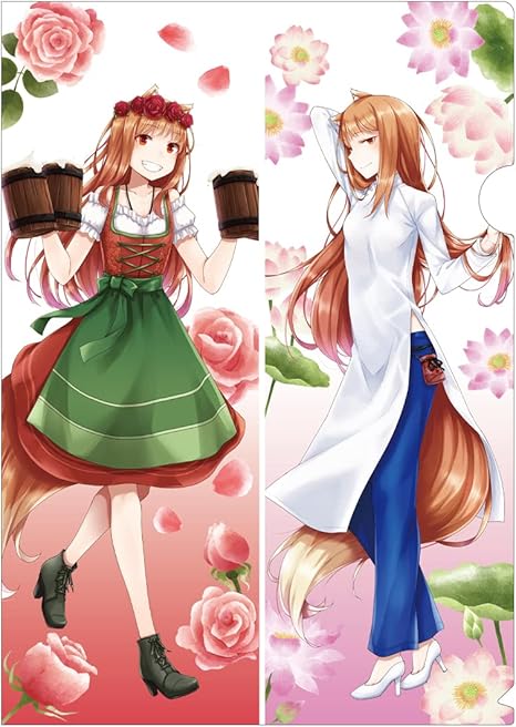 Amazon 狼と香辛料 文倉十先生 描き下ろしイラスト ホロ アオザイ ディアンドルver クリアファイル アニメ 萌えグッズ 通販 Amazon 狼と香辛料 文倉十先生 描き下ろしイラスト ホロ アオザイ ディアンドルver クリアファイル アニメ 萌えグッズ 通販