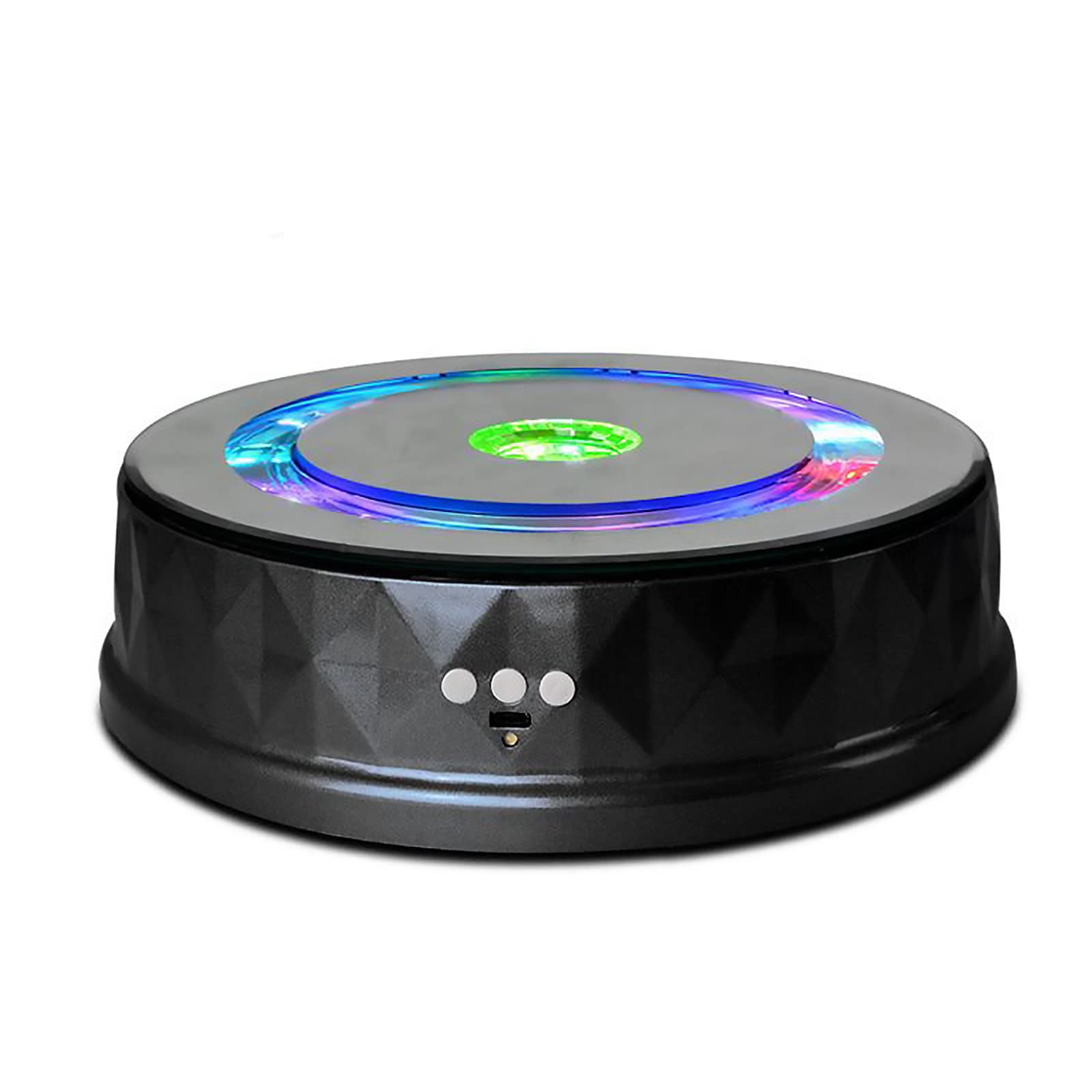 Amazon｜回転ディスプレイスタンド、7色のLEDアンビエントライト