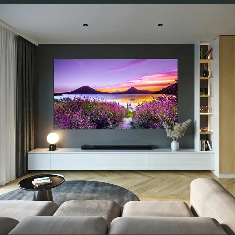 Pantalla fija para proyector 120 pulgadas ultra delgada miniatura 3
