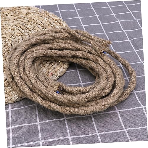 Câble vintage 5 m OSALADI pour suspension LED : fil tressé isolant maison