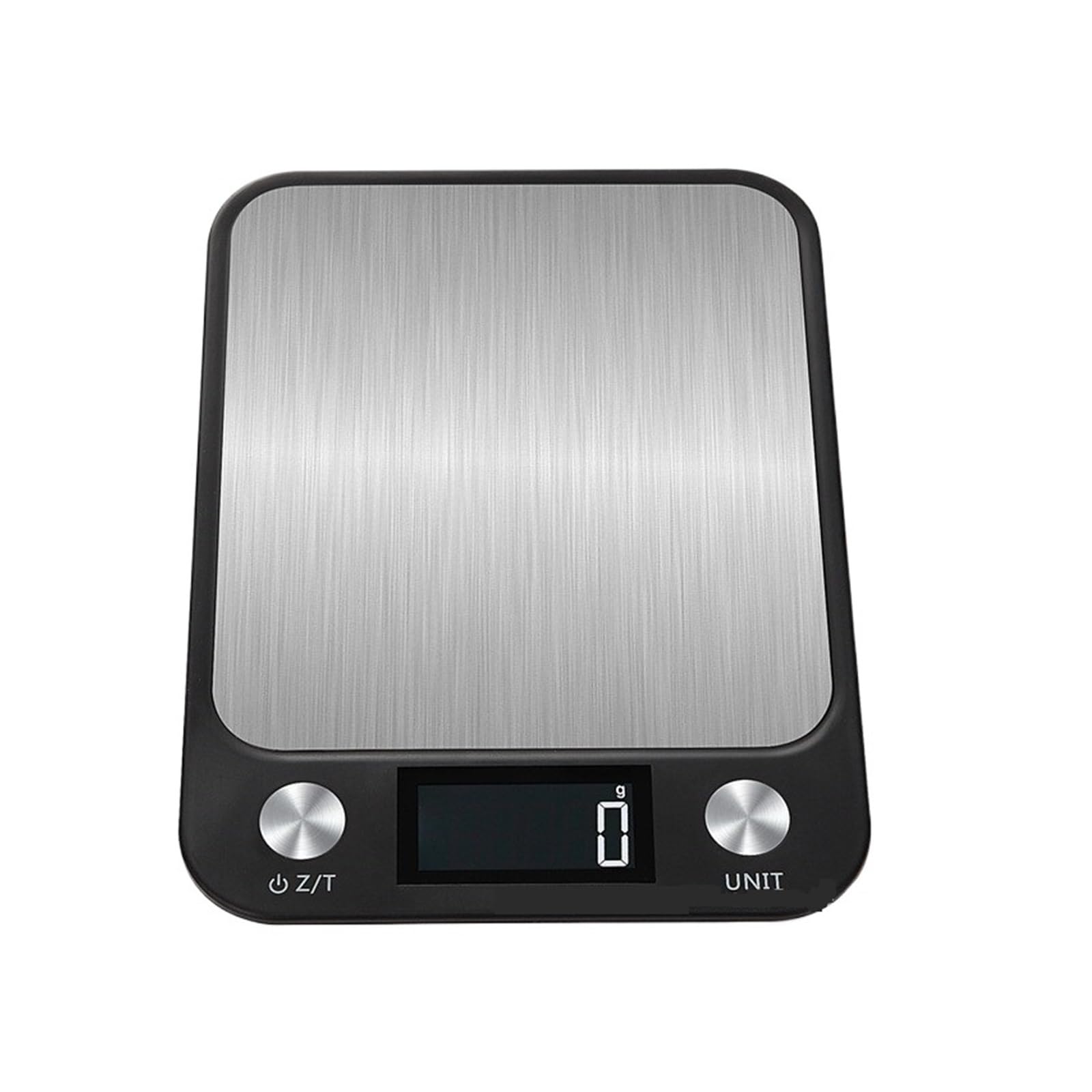 HPTHLY 1PC Stainless Steel Kitchen Scale 5kg 10kg 15Kg Weighing Food Coffee Balance Electronic Digital Scales for Cooking Baking (Black-10Kg)