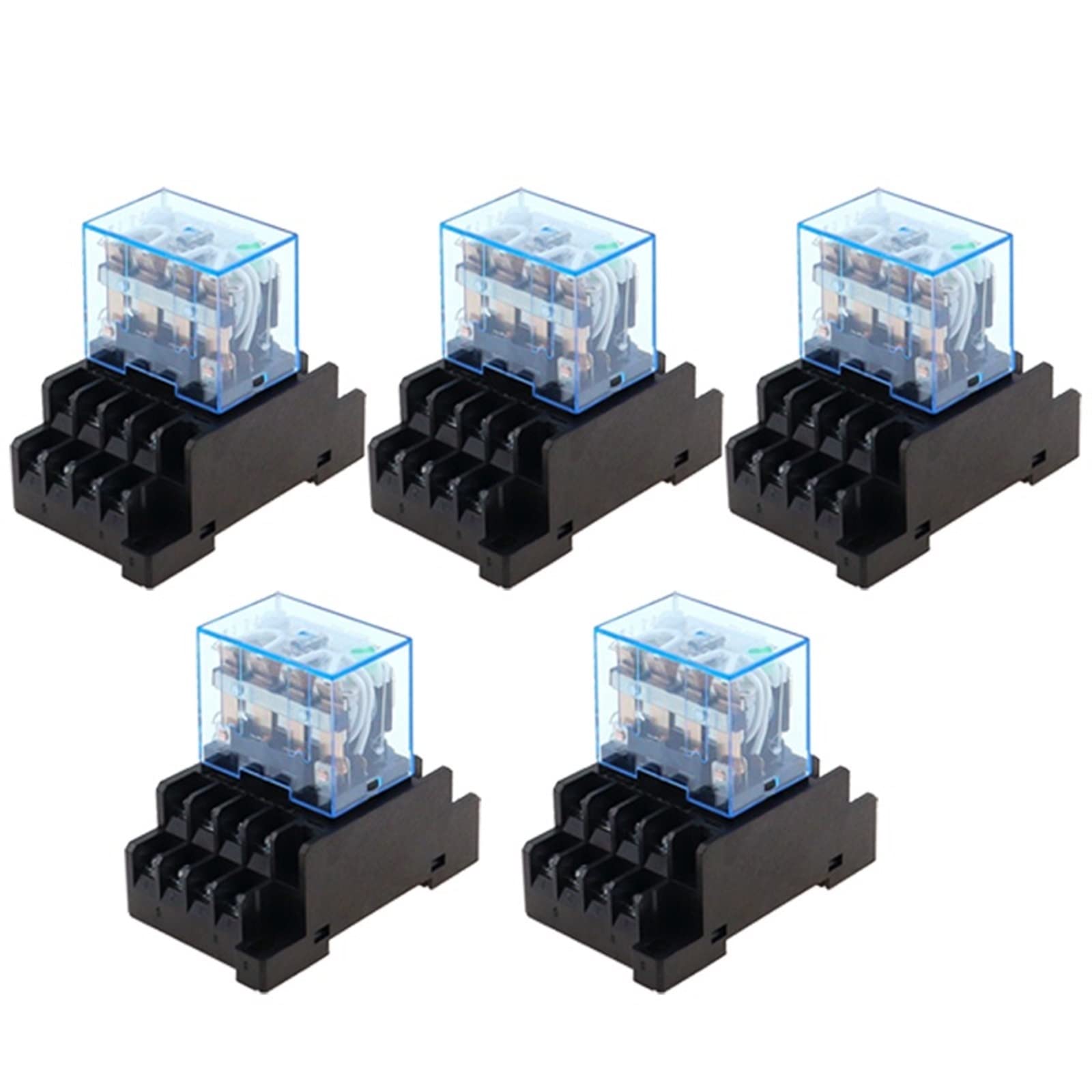 Relais de puissance LY4NJ HH64P 110V AC avec base PTF14A pour armoire électrique lot de 10