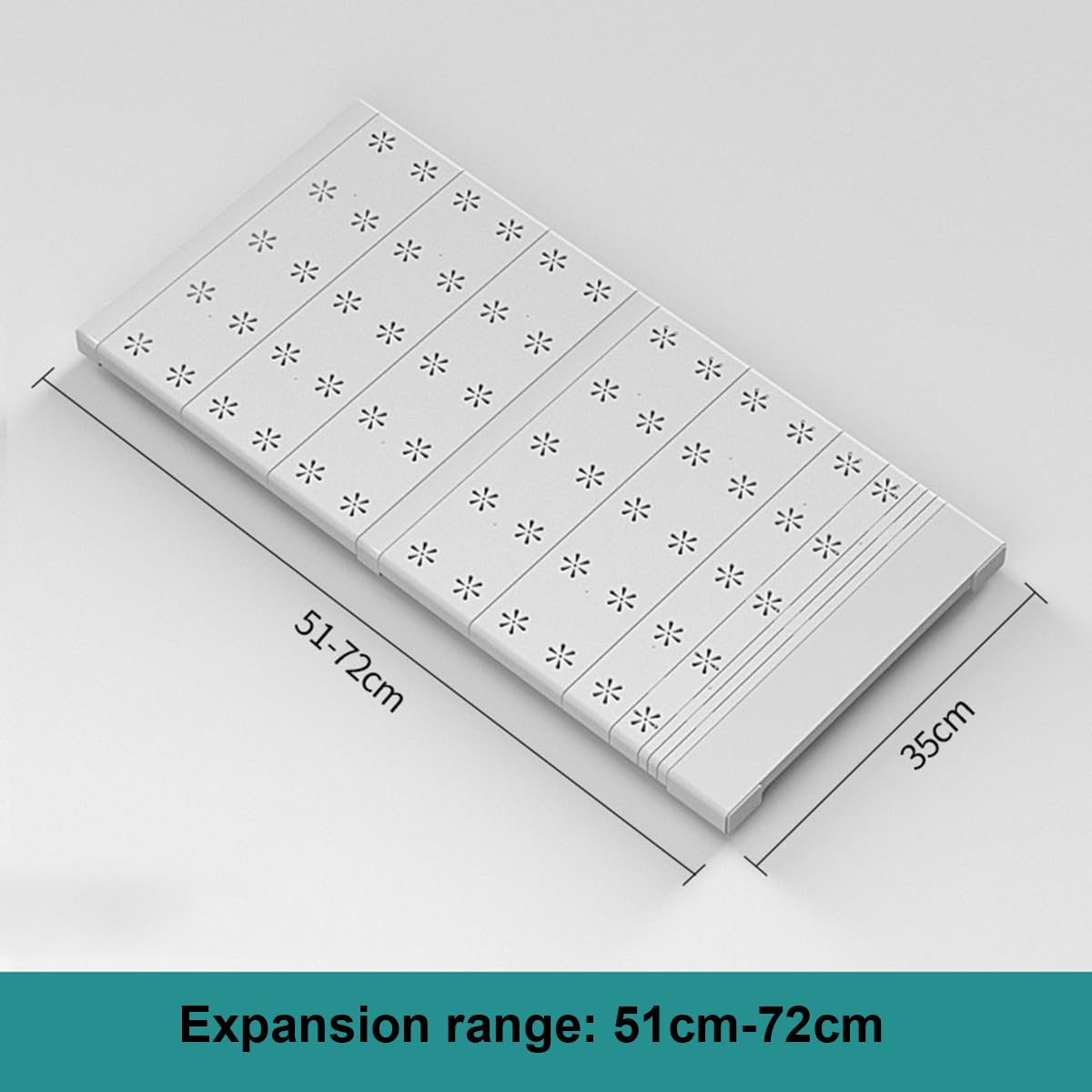 Barra extensible de metal para armario, estante para armario, no requiere taladrar, perfecto para cocina, baño y dormitorio, organizador versátil y separador de armario
