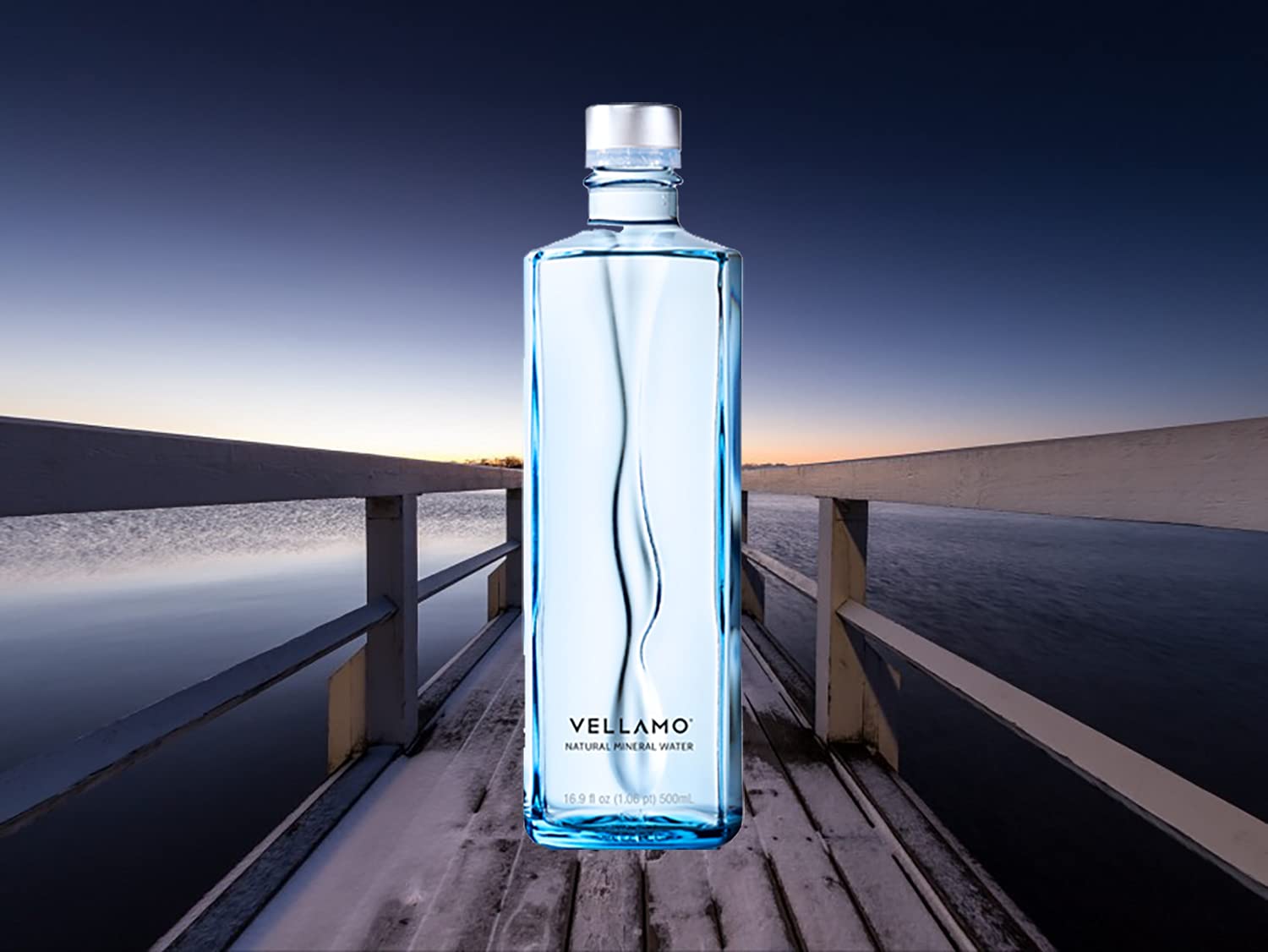 Vellamo - Still - Natural Mineral Water - 500 ml (8 Glass Bottles)