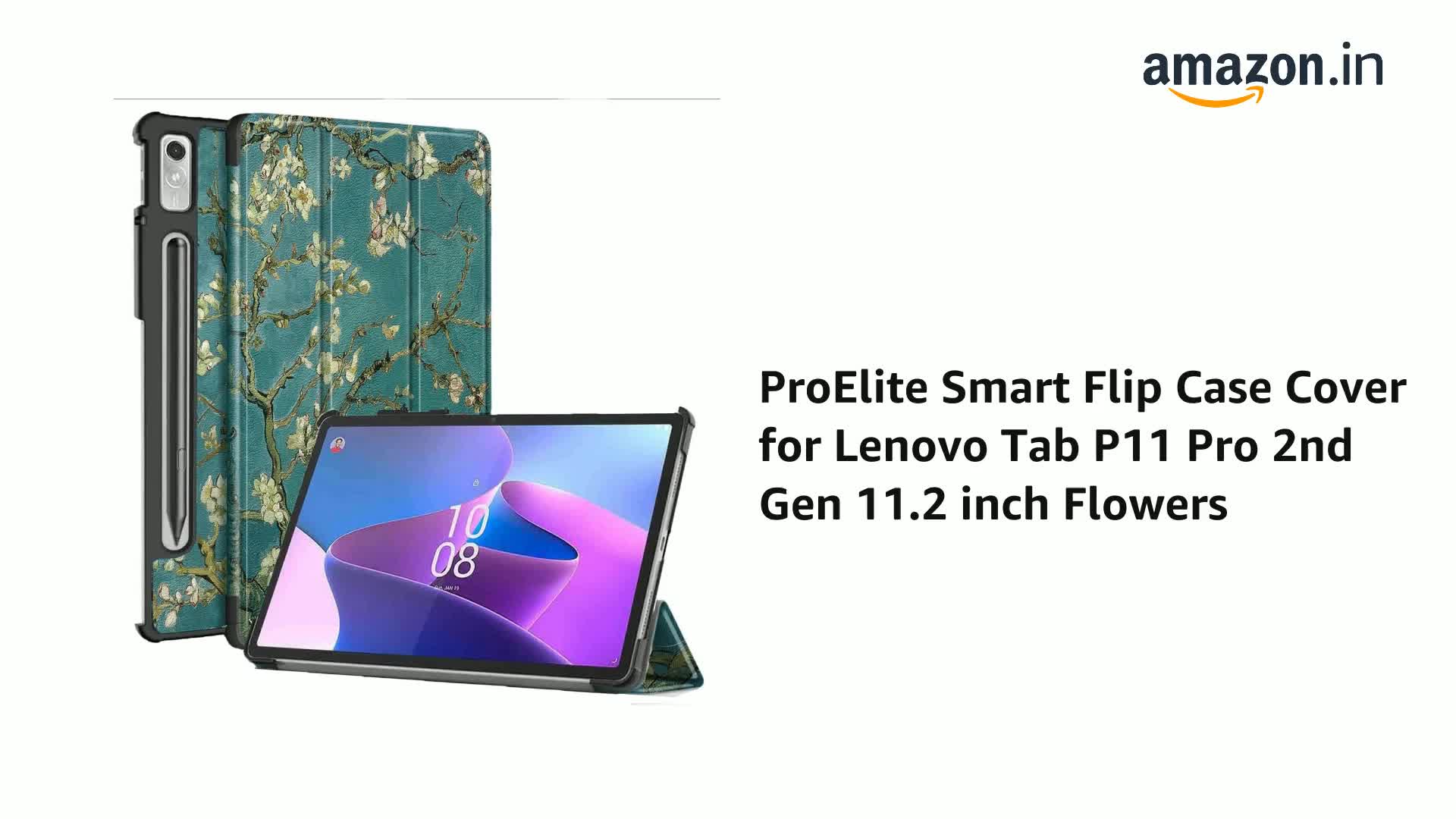 ProElite Smart Flip Case Cover for Lenovo Tab P11 Pro 2nd Gen 11.2