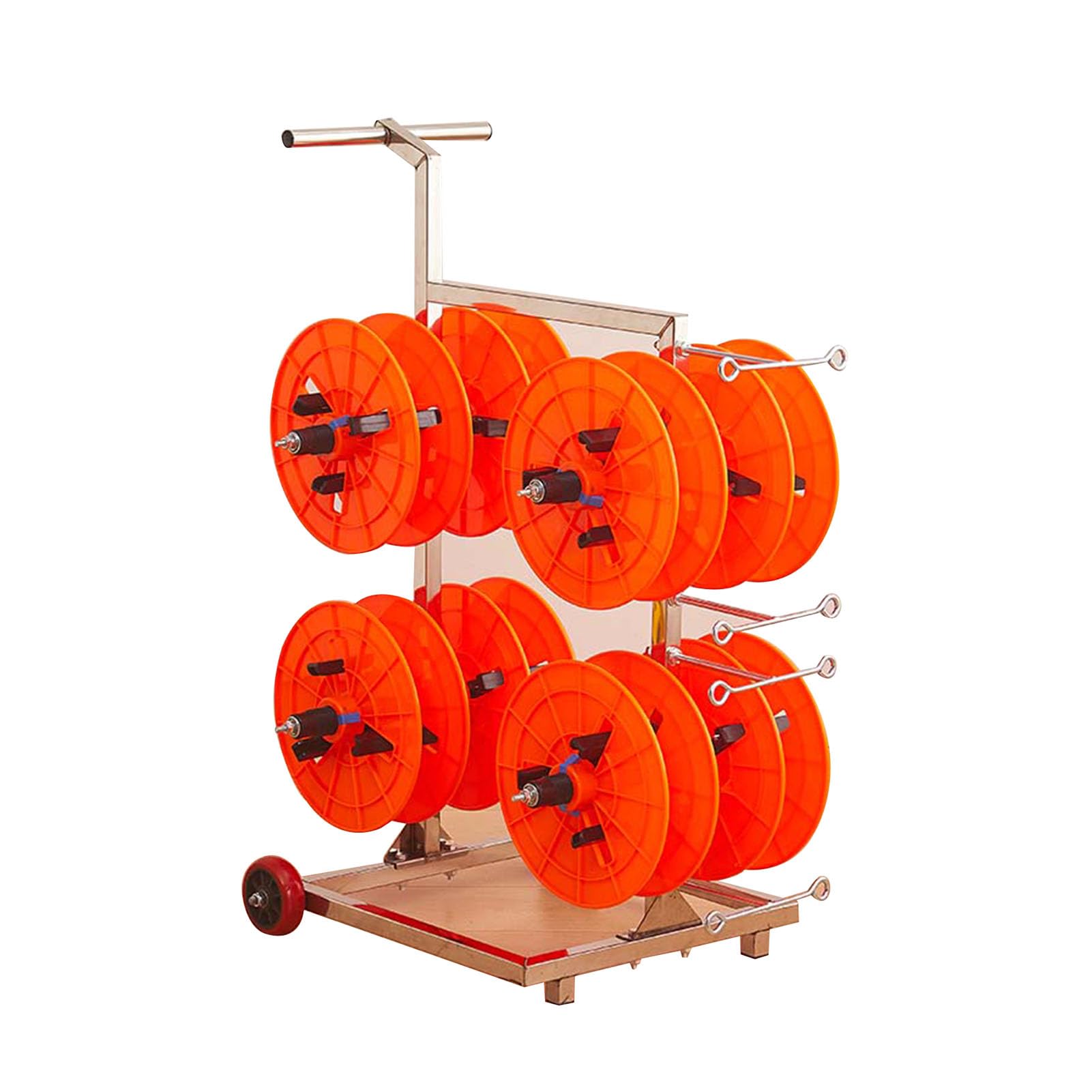 Soporte para carretes de alambre para uso eléctrico e industrial