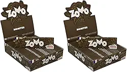 Kit 2 Caixas C/25 Seda Z o m o Brown Grande Natural King Size