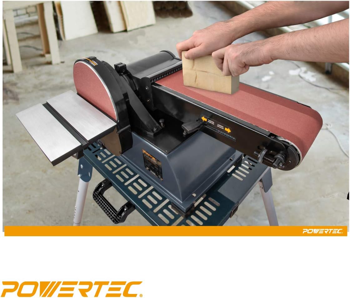 Crazy Clearance POWERTEC 110170 6 x 48-Inch Sanding Belts | 60 Grit Aluminum Oxide Sanding Belt | Premium Sandpaper For Portable Belt Sander – 10 Pack Get Discount Offer POWERTEC 110170 6 x 48-Inch Sanding Belts | 60 Grit Aluminum Oxide Sanding Belt | Premium Sandpaper For Portable Belt Sander – 10 Pack