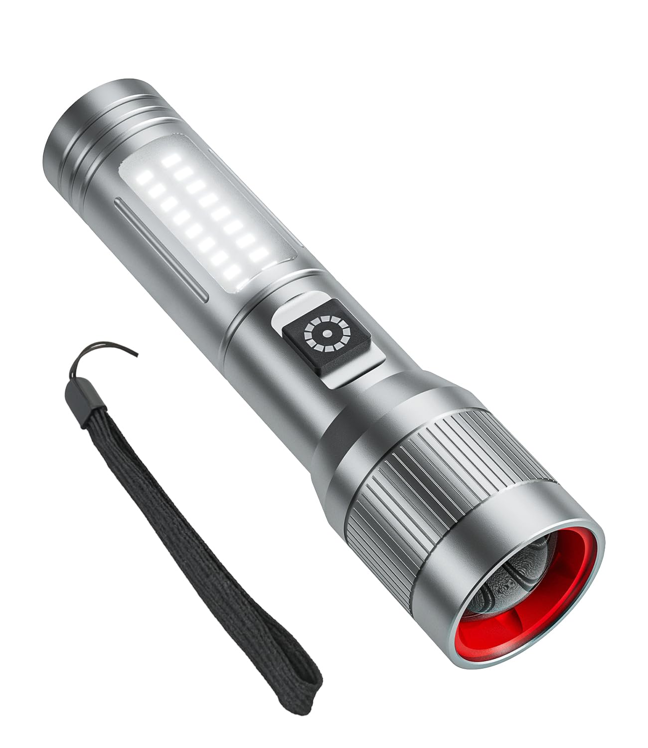 High Brightness Rechargeable Torch Light with COB Side Lamp, Long Distance Beam, USB Charging, Portable Handheld Flashlight for Emergency and Outdoor Activities-image-36