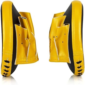 Fairtex パンチングミット 黒/黄