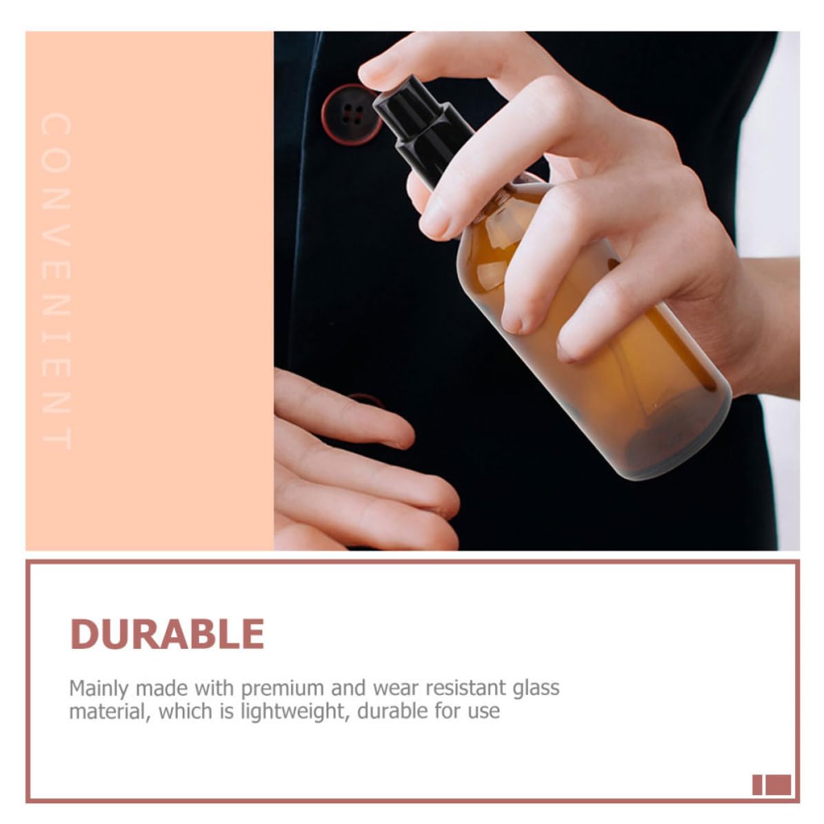 12 Pezzi Flaconi Spray in Vetro da 30ml per Olio Essenziale, Leggeri e Riutilizzabili, per Viaggio e Uso Business, Bottiglie Spray Resistenti e Pratiche