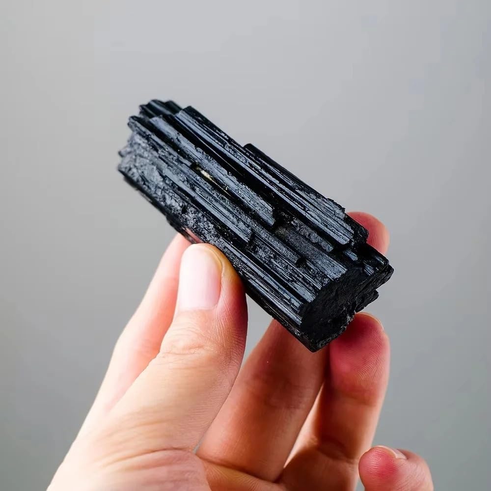 1pc 300-400g Haute Tourmaline Noire Pierre Brute Tourmaline Noire Brute Pour