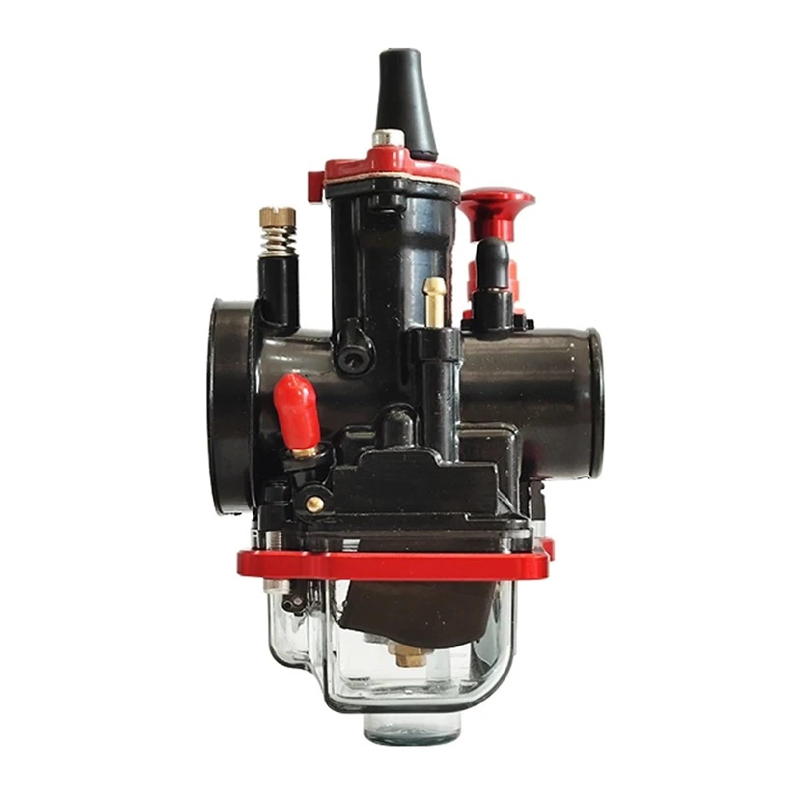 Carburateurs moto Carburateur Compétition Avec Gicleur Puissance Pour Moteur PWK 21-34 Mm 2/4 Temps 50-300 Cm³ Pour Quad SSV Moto Tout-terrain Et Moto(28mm)