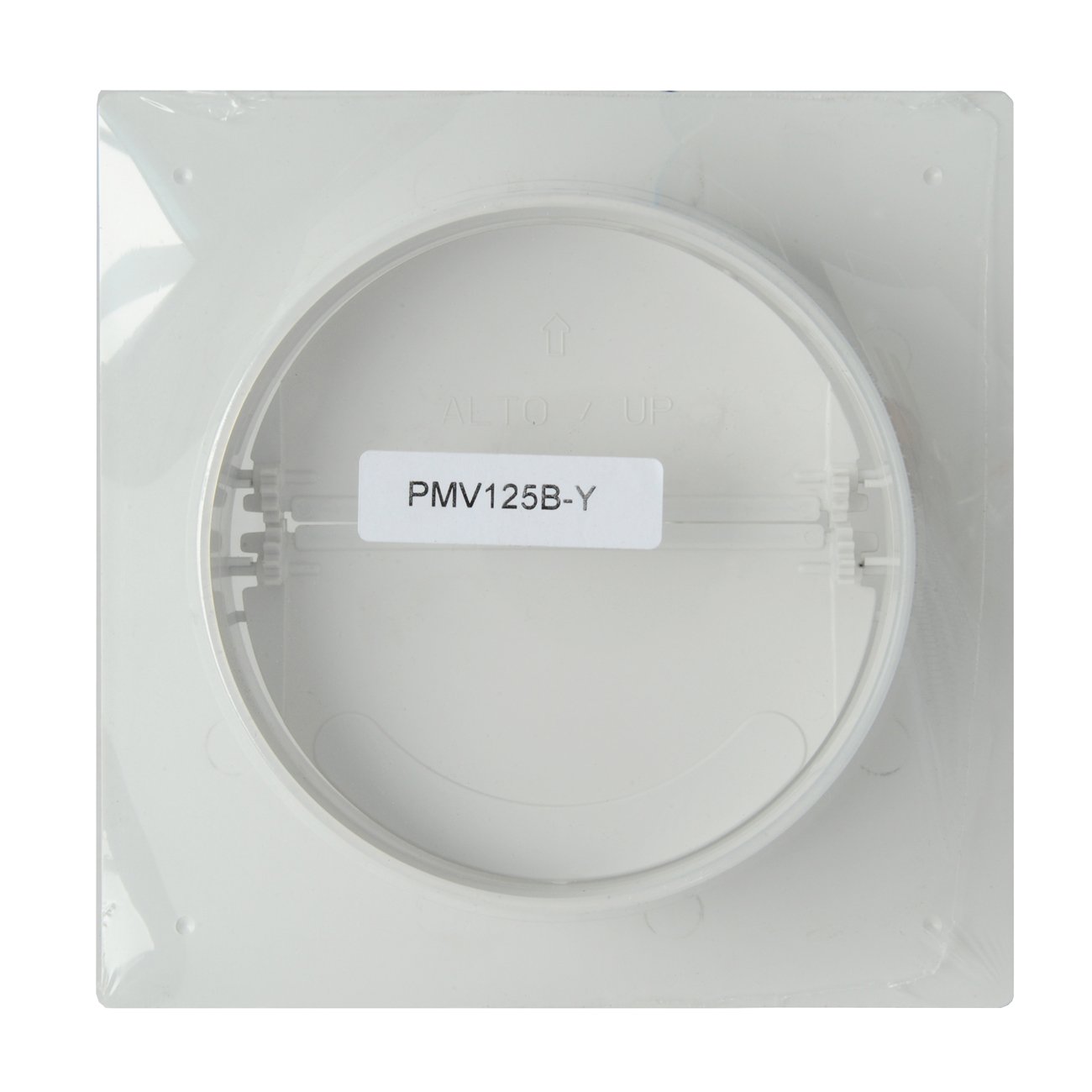 Griglia Di Ventilazione  Bianca  Con Apertura 125 Mm, Con Aletta Mobile Serranda E Valvola Di Non Ritorno Realizzata In Plastica Abs 89514733