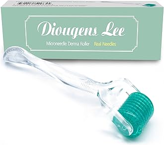 Derma Roller Stainless Steel - Microderma Roller - Microneedle Roller with Case-Personal Use Microneedling Roller -192 Micro Needle Dermal Roller