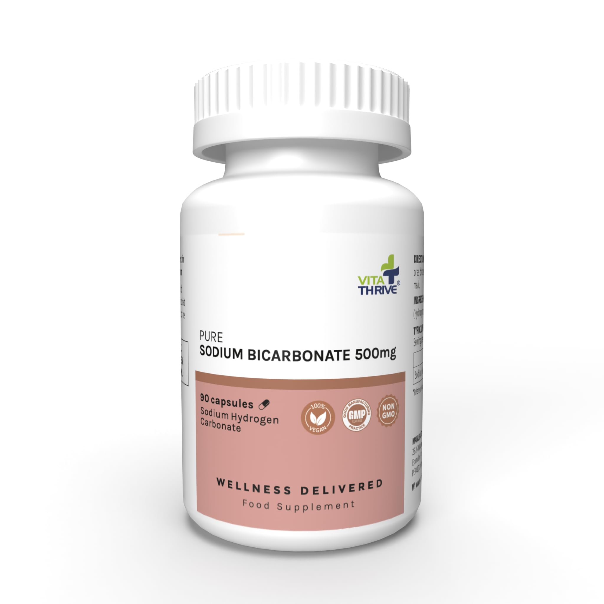 VitaThrive® Sodium Bicarbonate 500mg – 90 Capsules