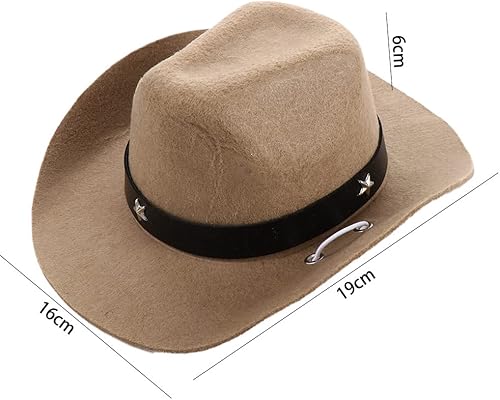 Miniatura 2 de Juego de 8 piezas de disfraz de perro y gato, 6 lentes de sol para mascotas, 2 sombreros de vaquero occidental, disfraz de cosplay, accesorios de