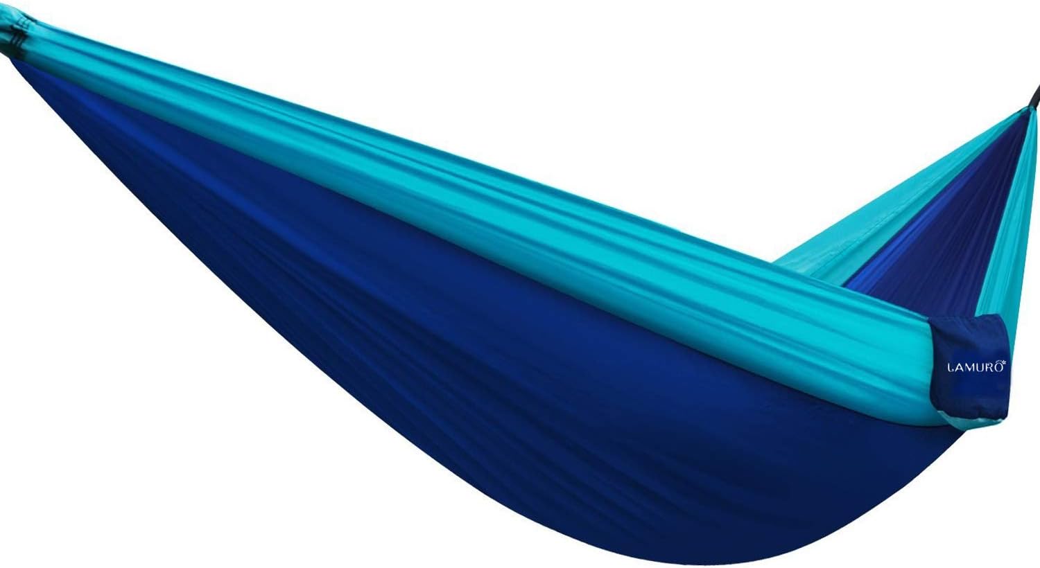 Double 2 Person Hammock(320 x 200 cm, 500KG) with Caribiners, Anchors & Rope,XL Portable Parachute Camping Hammock in a Bag for Hiking, Travel, ½ Ton Extra Large Capacity, Lightweight, Quick Dry