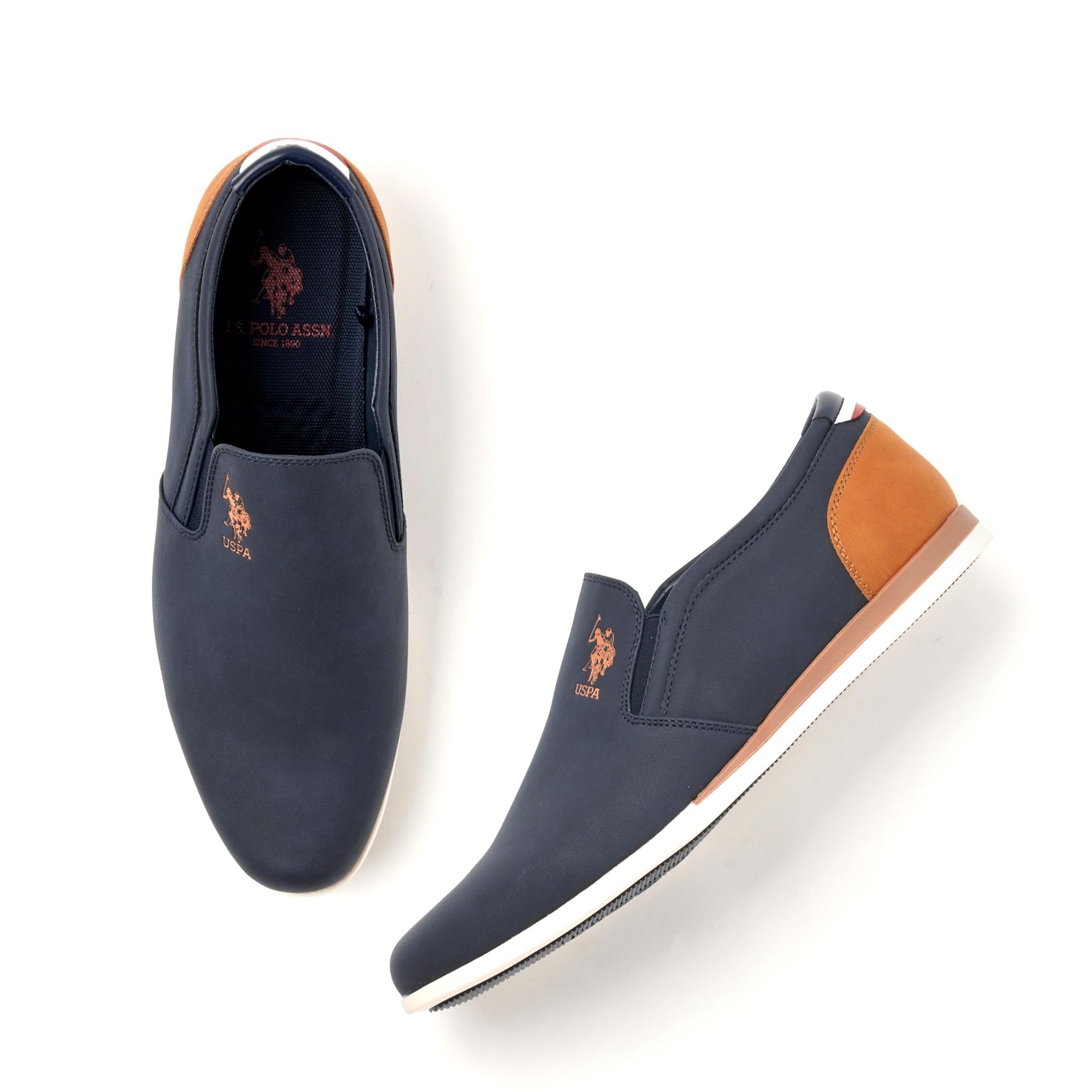 U.S. Polo Assn. DAKE Mens Navy Slip ON -(UK11)(US12)(2FD23588N01) (B0CMW1X3XT) Amazon Price History, Amazon Price Tracker