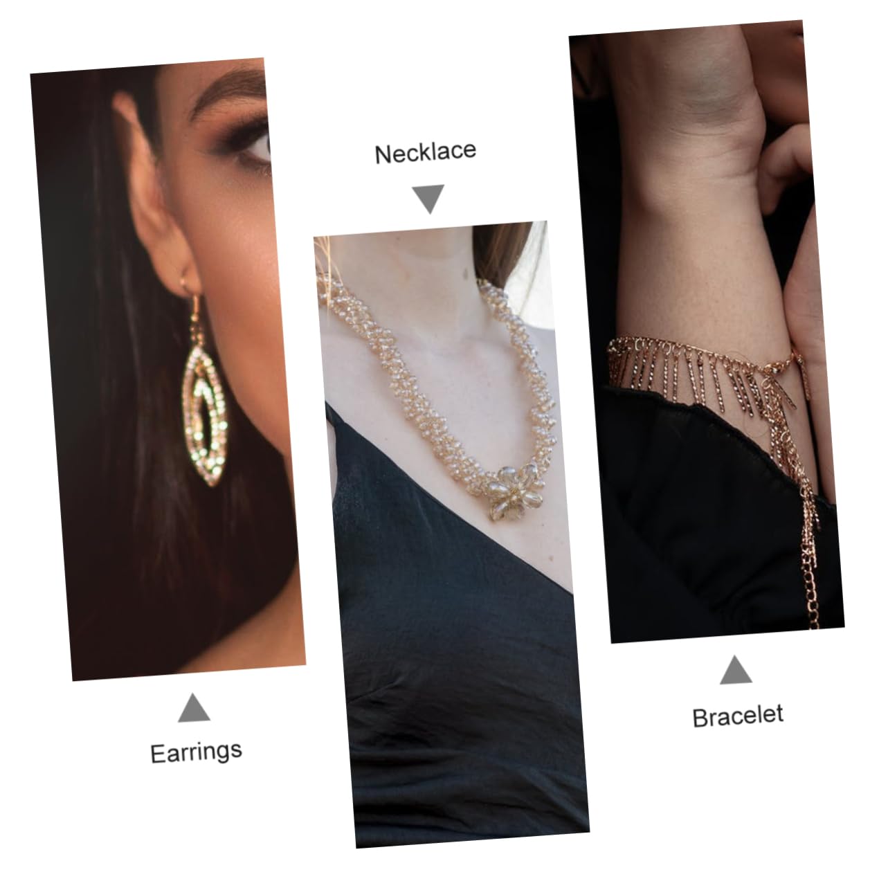 AKOOSY Kit Accessori Bigiotteria Fai da Te 768 Pezzi in Metallo Oro