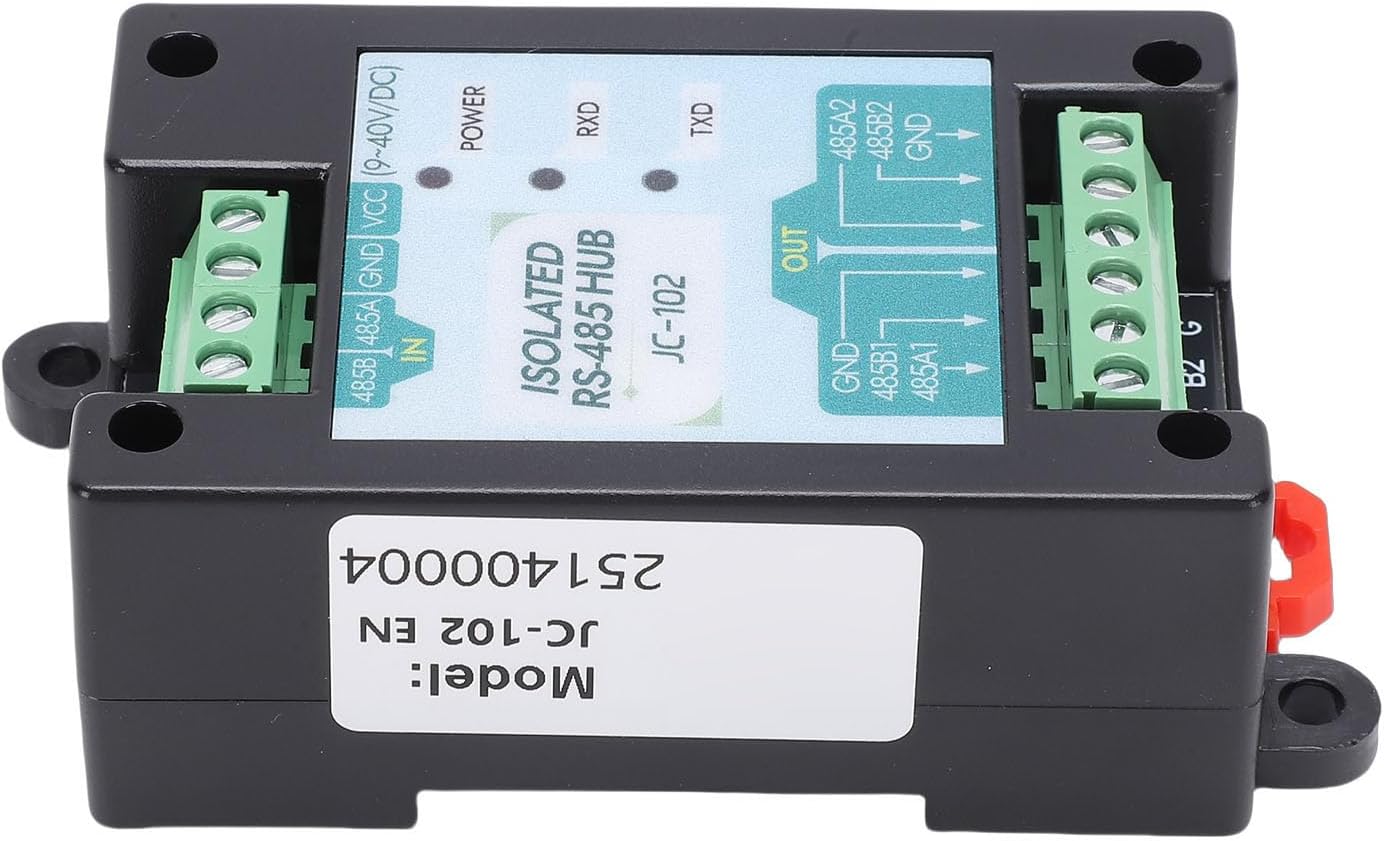 Industrial Isolated RS485 Hub 1 Master to 2 Sub Ports 500mA Repeater