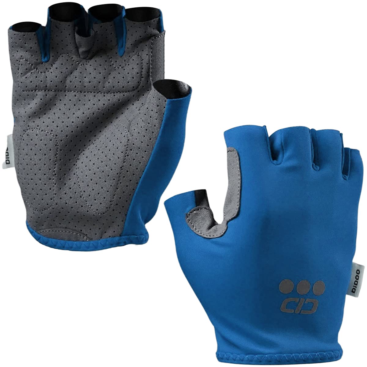 DiDOO Cycling Gloves Fingerless Men Half Finger Road Racing Bicycle MTB Anti-Slip Palm Sports Outdoor