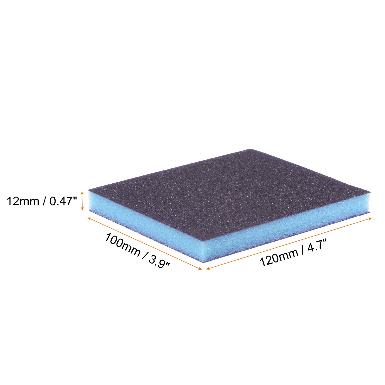 Bloques Lijado Sourcing Map - Esponja Abrasiva 800-1000 Y 1800-2000 - Para Madera, Metal Y Pintura