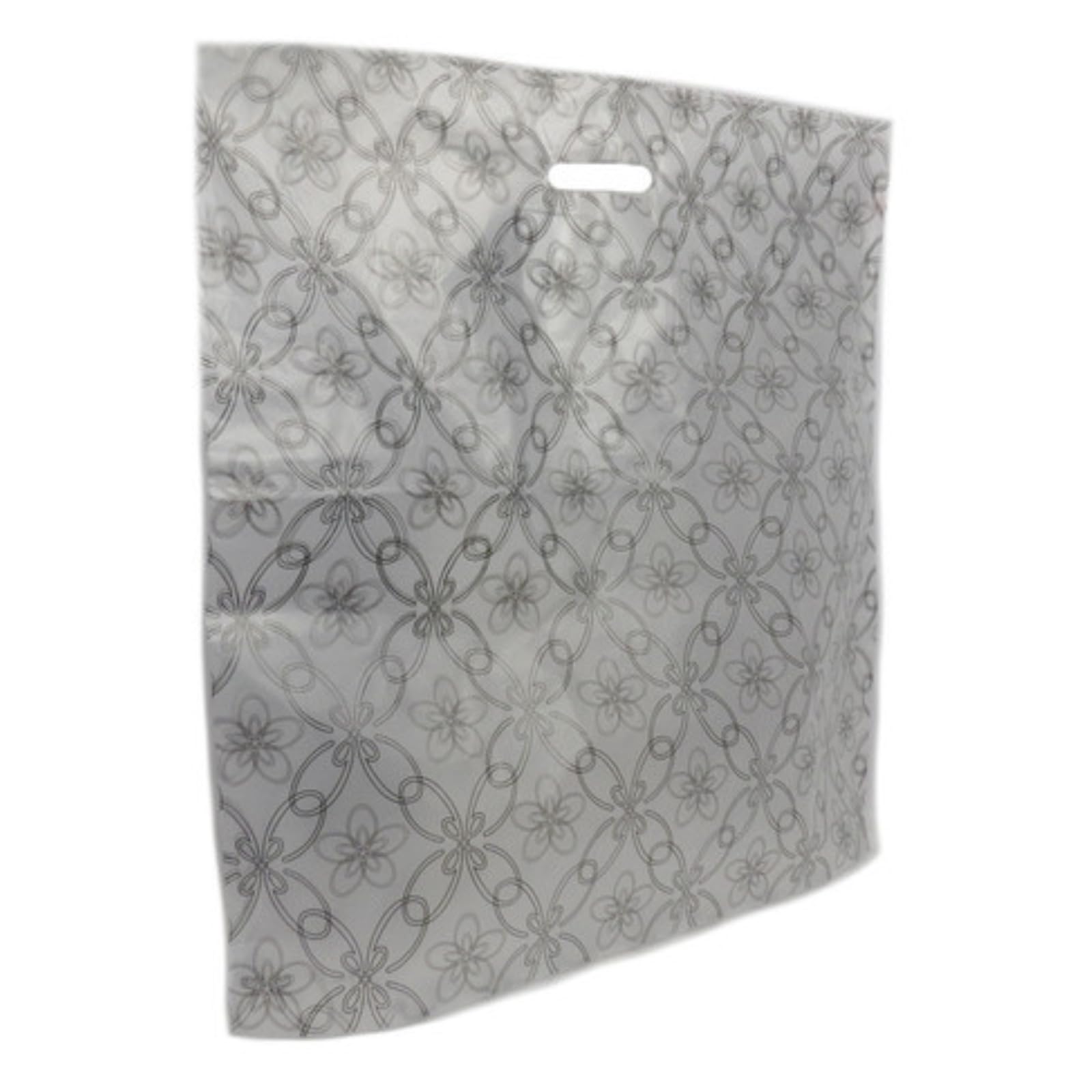 100X Flower 22"x18"+3 Printed Plastic Carrier Bags