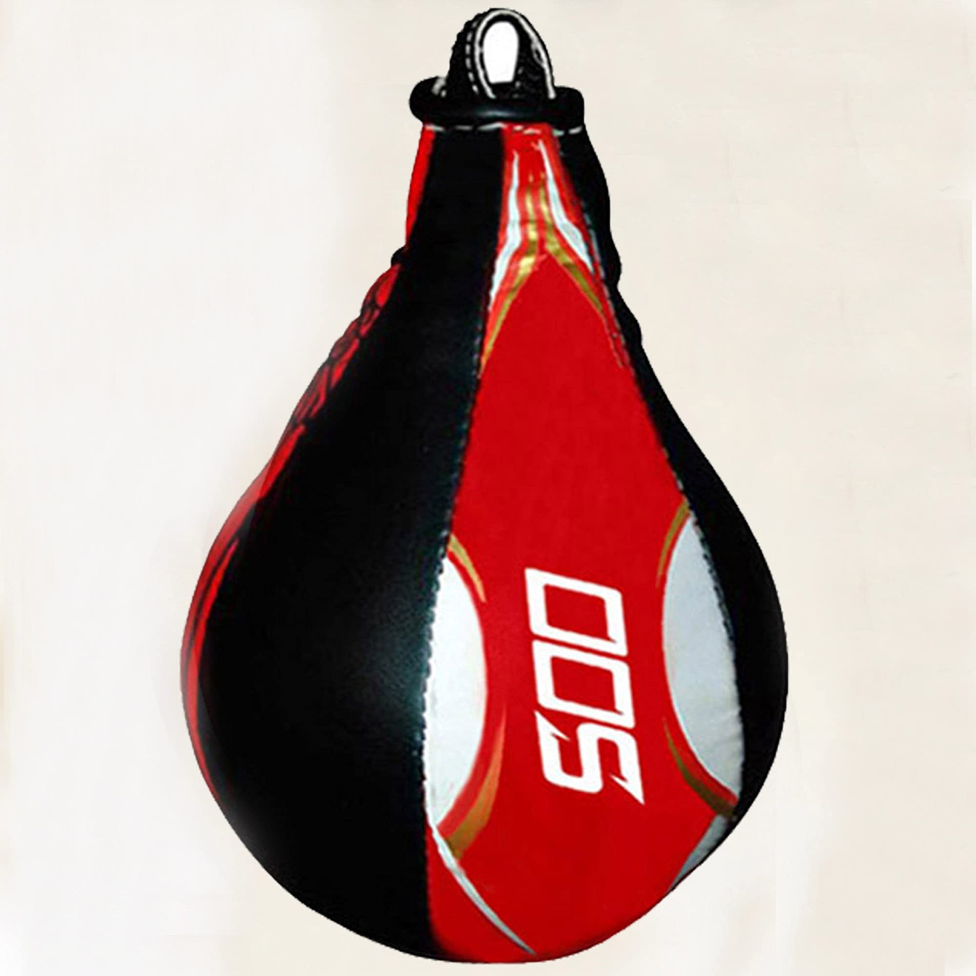 SOO Fitness MMA Boxeo Speedball Plataforma Saco de Boxeo Marco Soporte Giratorio Muay Thai Ejercicio Entrenamiento Entrenamiento Set de Entrenamiento Rojo Negro L