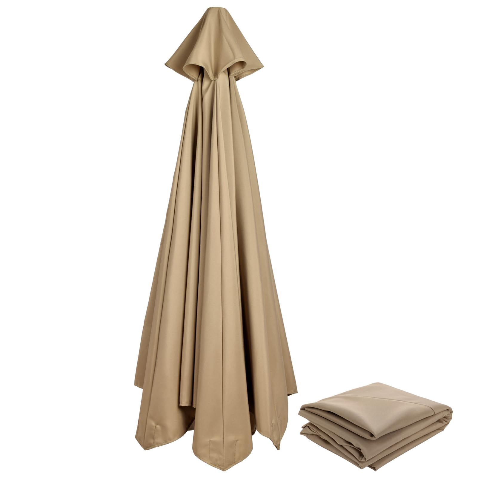 Rivivi il Tuo Look con una Nuova Sostituzione del Baldacchino Ombrello da Patio da 9,8 Piedi, Si Adatta a un Telaio da 8/6 di costole. Realizzato in Tessuto in Poliestere, (8 costole)