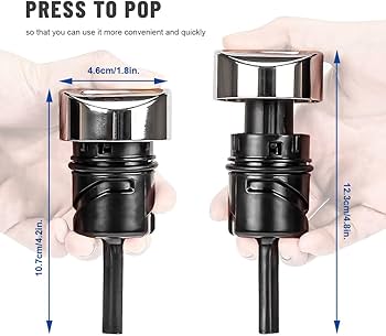 Amazon.com: GZYF Motorcycle Finned Style Gas Tank Oil Dipstick Cap