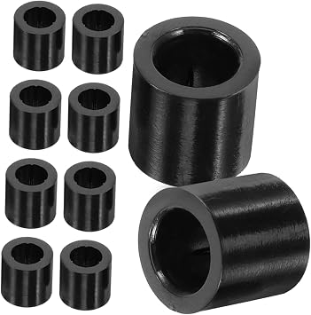 30pcs Billiard Cue Angle Billiard Accessories Pool Stick Ferrules Billiard Cue Fitting Pool Cue Tips Billiard Cue Accessory Cue Ferrules for Pool Cues Pole Cover Portable PC Fiber, Black