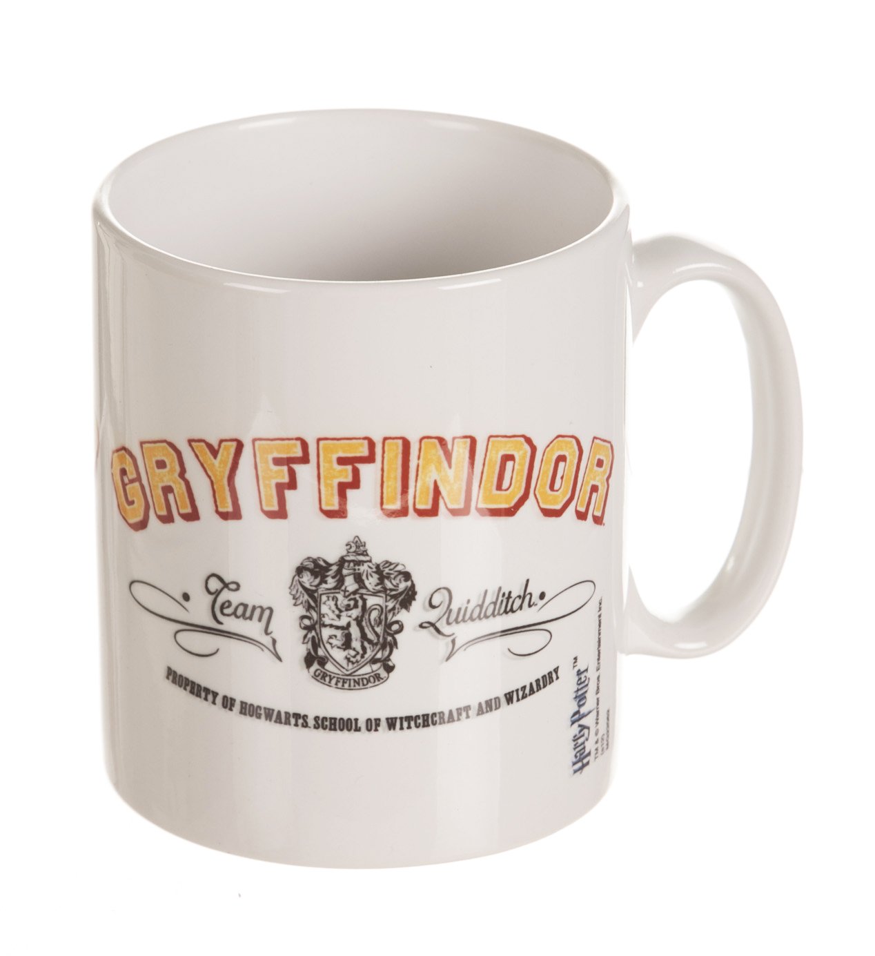 Pyramid International Harry Potter Ceramic Mug with Gryffindor Team Logo and Hogwarts Crest in Presentation Box - Official Merchandise