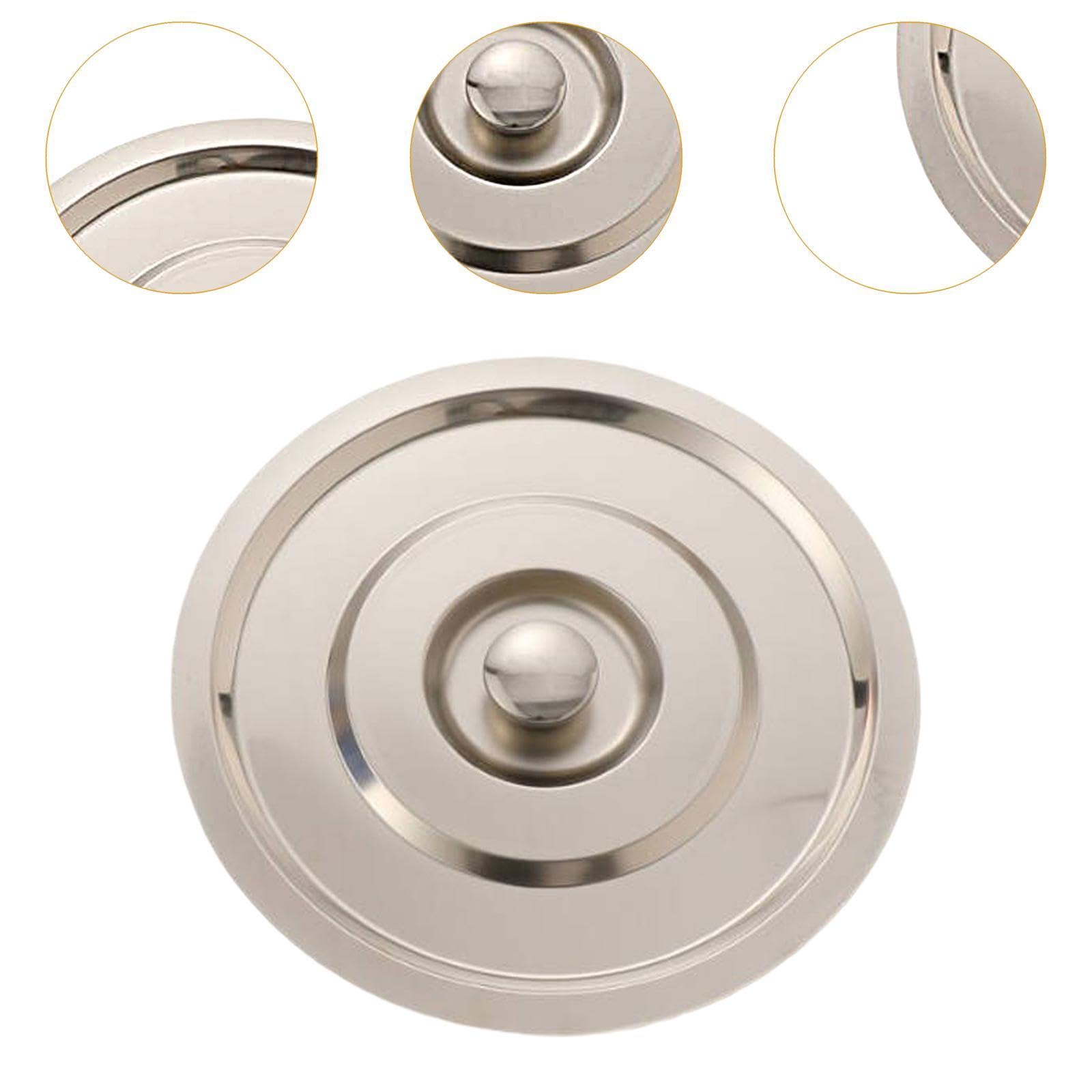 Sharplace Tapa para Olla, Utensilios de Cocina, Resistente, Profesional, de Acero Inoxidable, Universal, para Freír, Sartenes, Ollas Y Woks, 11 Pulgadas