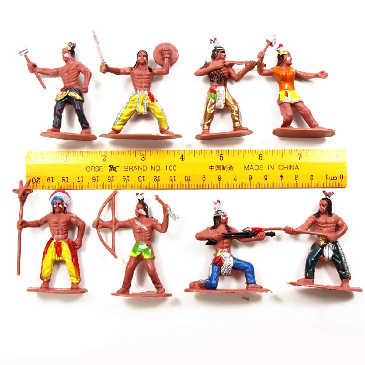 Amazon.co.jp: Genericインディアン部族モデル、13個/セットネイティブ