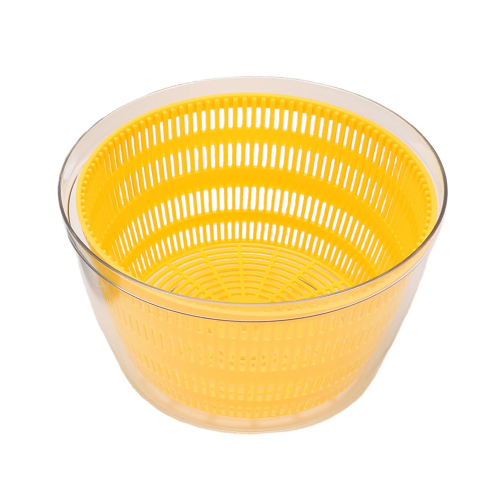 Wakects Ensalada Eléctrica Spinner, ABS PP 4L Lavadora Secadora Recargable de Frutas y Verduras con Carga USB, Tazón Desmontable de Doble Capa para Familias de Preparación de Ensaladas de Cocina