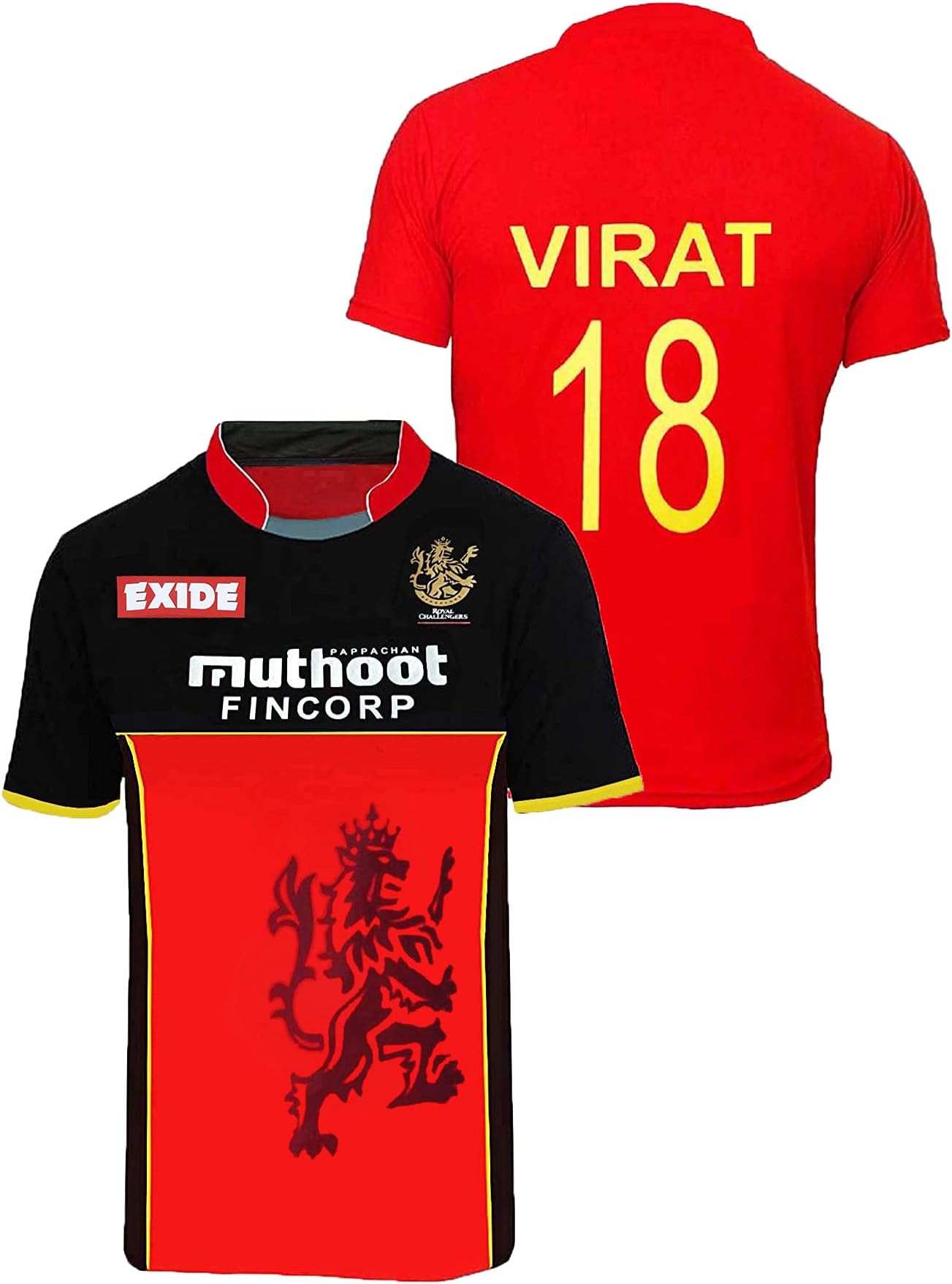 RJM rcb Jersey 2020 ipl for Kids & Mens (10-11 Years, red)