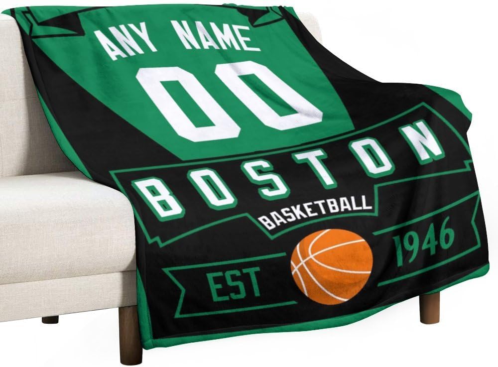 Gyurioh Personalized Custom Basketball Blanket Add Name