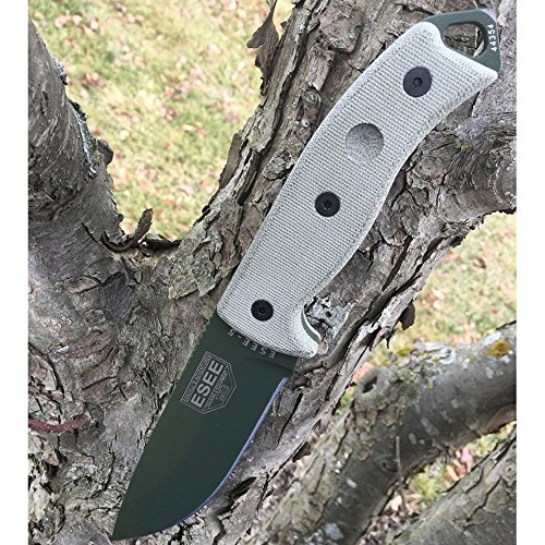 ESEE Authentic Model 5 Tactical Survival Fixed Blade Knife - Ambidextrous Kydex Sheath - SERE Team Designed (ESEE-5P-OD-E) - Thumbnail 3