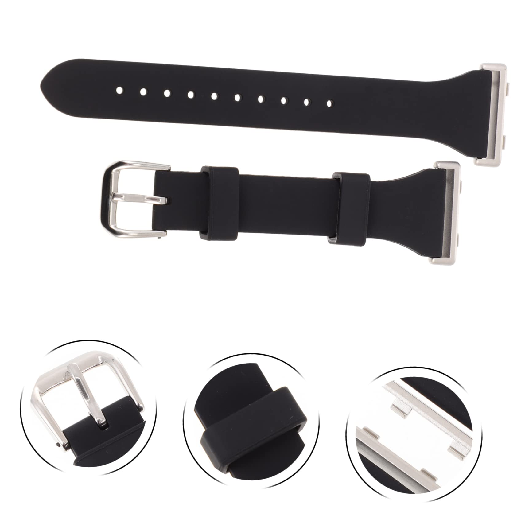 Hemobllo Correa De Silicona Correa De Reloj Banda De Reloj a Suave Inteligente Paso Banda Deportiva Antideslizante a De es Inteligentes a Ajustable