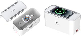 Acer PowerHub Elite Organizer | 3 AC Outlets, 3 USB Ports (1 Type-C, 2 Type-A), 15W Wireless Charger, 1500W Output | Surge... Price In India