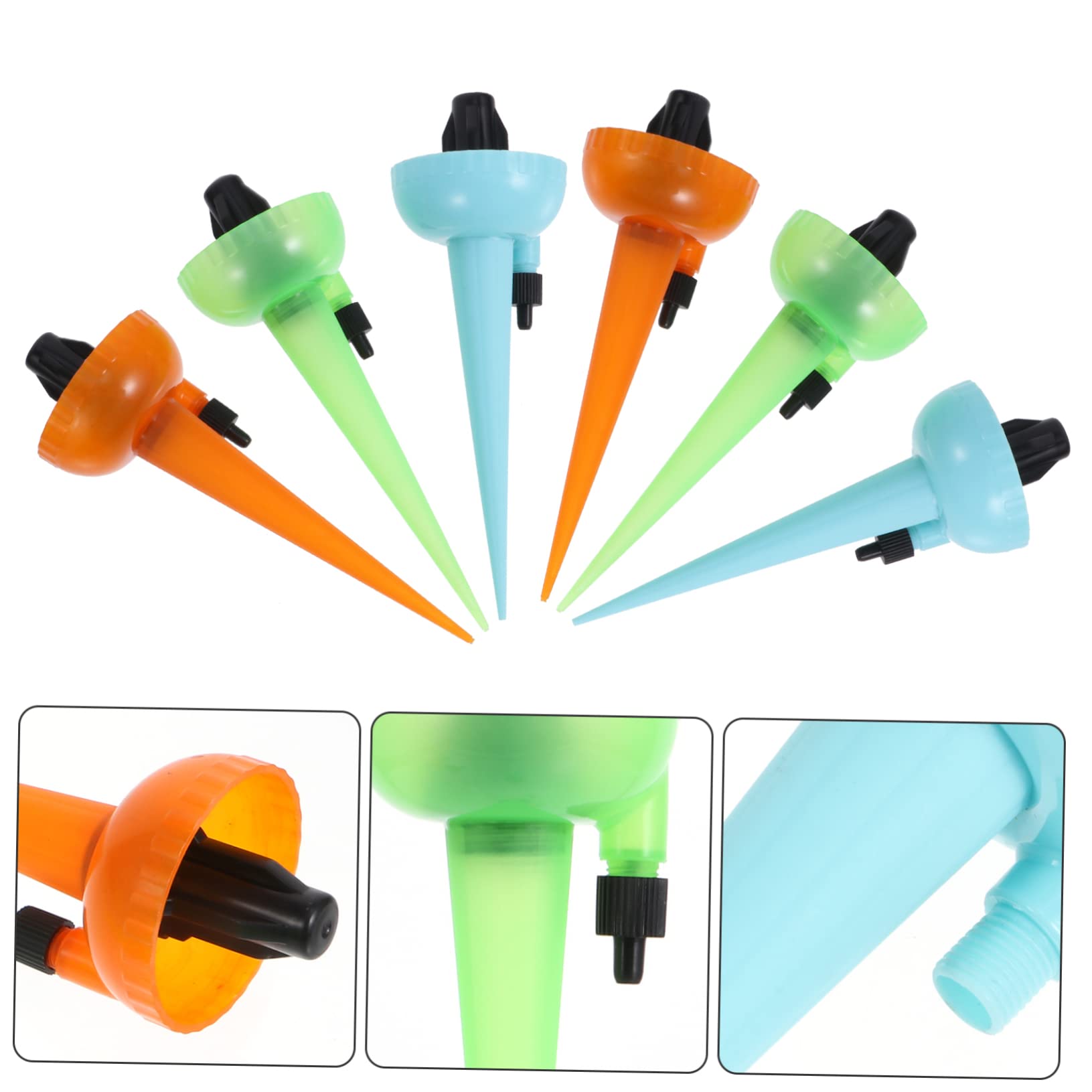 BESPORTBLE 18pezzi Irrigazione Automatica Per Piante Da Picchetti Per Auto-innaffiatura Leggeri e Regolabili Dispositivo Di Irrigazione Pratico Per Giardino e Balcone Gocciolatori Per Piante