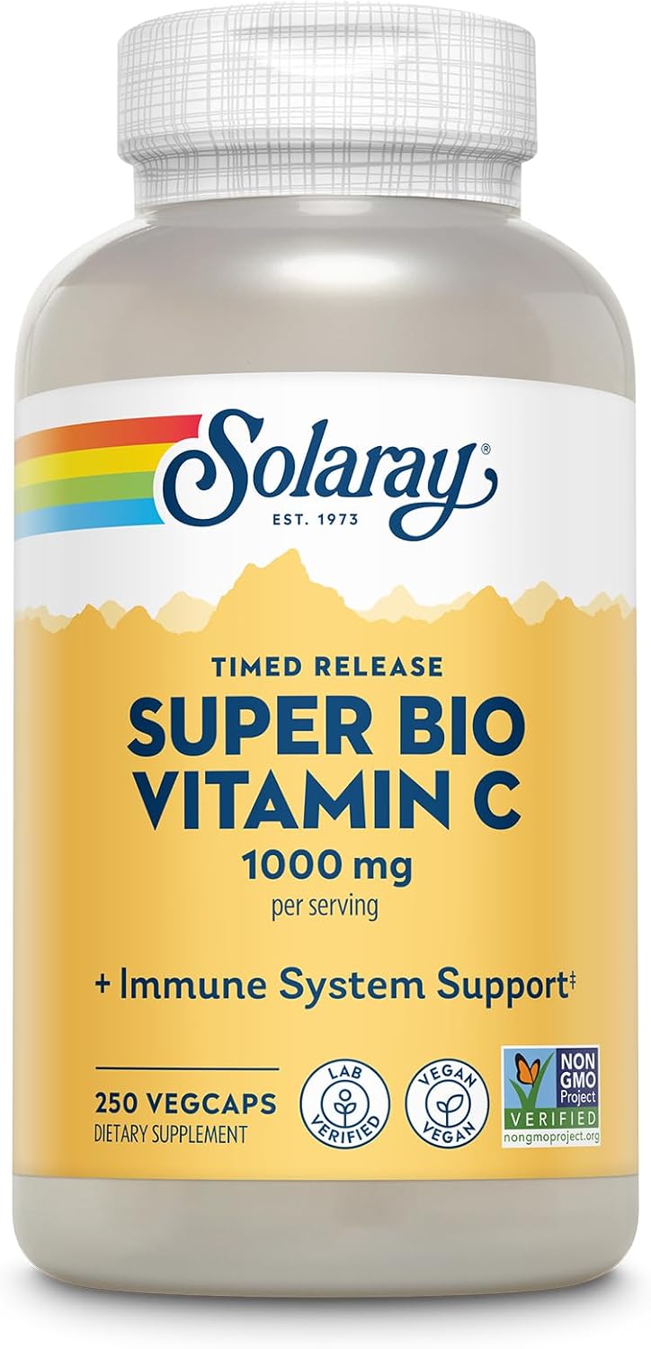 SOLARAY Super Bio Vitamin C 1000mg, Buffered,... SOLARAY Super Bio Vitamin C 1000mg, Buffered,...