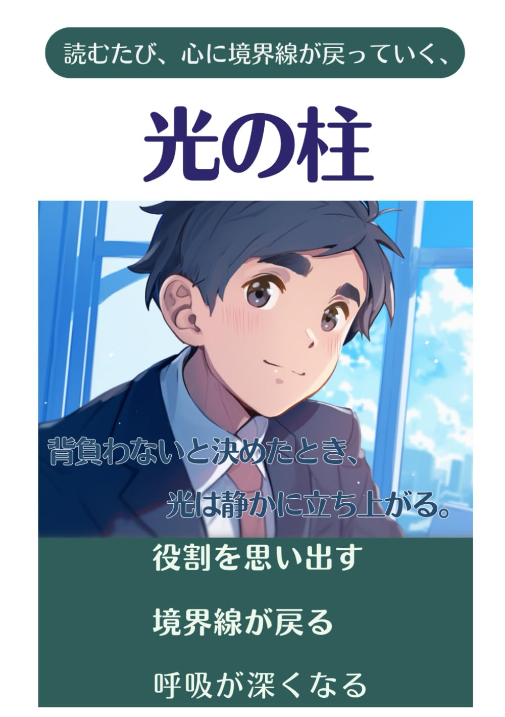 光の柱：読むたび、心に境界線が戻っていく、: 背負わないと決めたとき、光は静かに立ち上がる (本当の自分を思い出す物語)