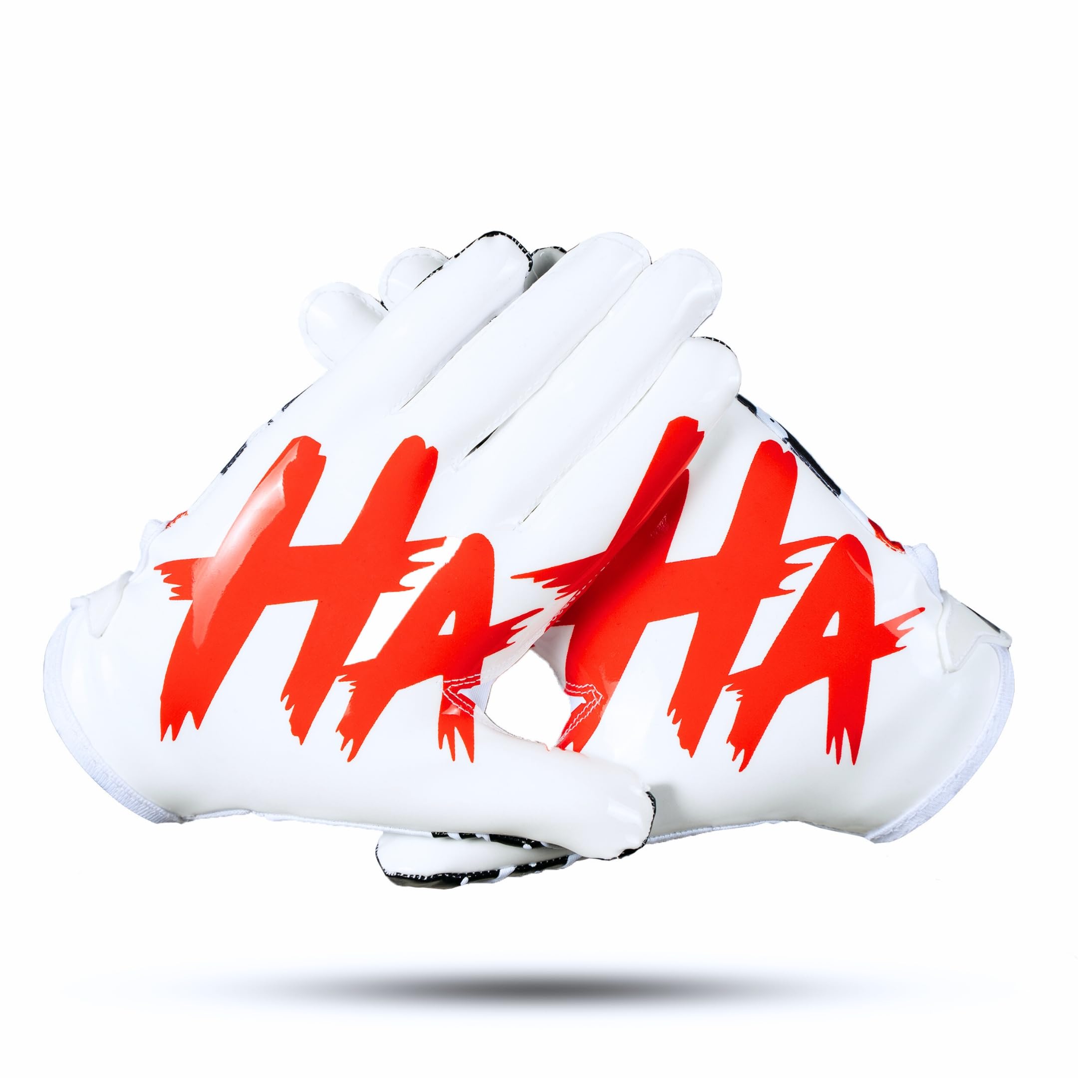 Eternity Gears Jester Football Gloves - Tacky Grip Skin Tight Gloves - Pro Elite Super Sticky Receiver Football Gloves -Adult & Youth Sizes (Youth - M/L)