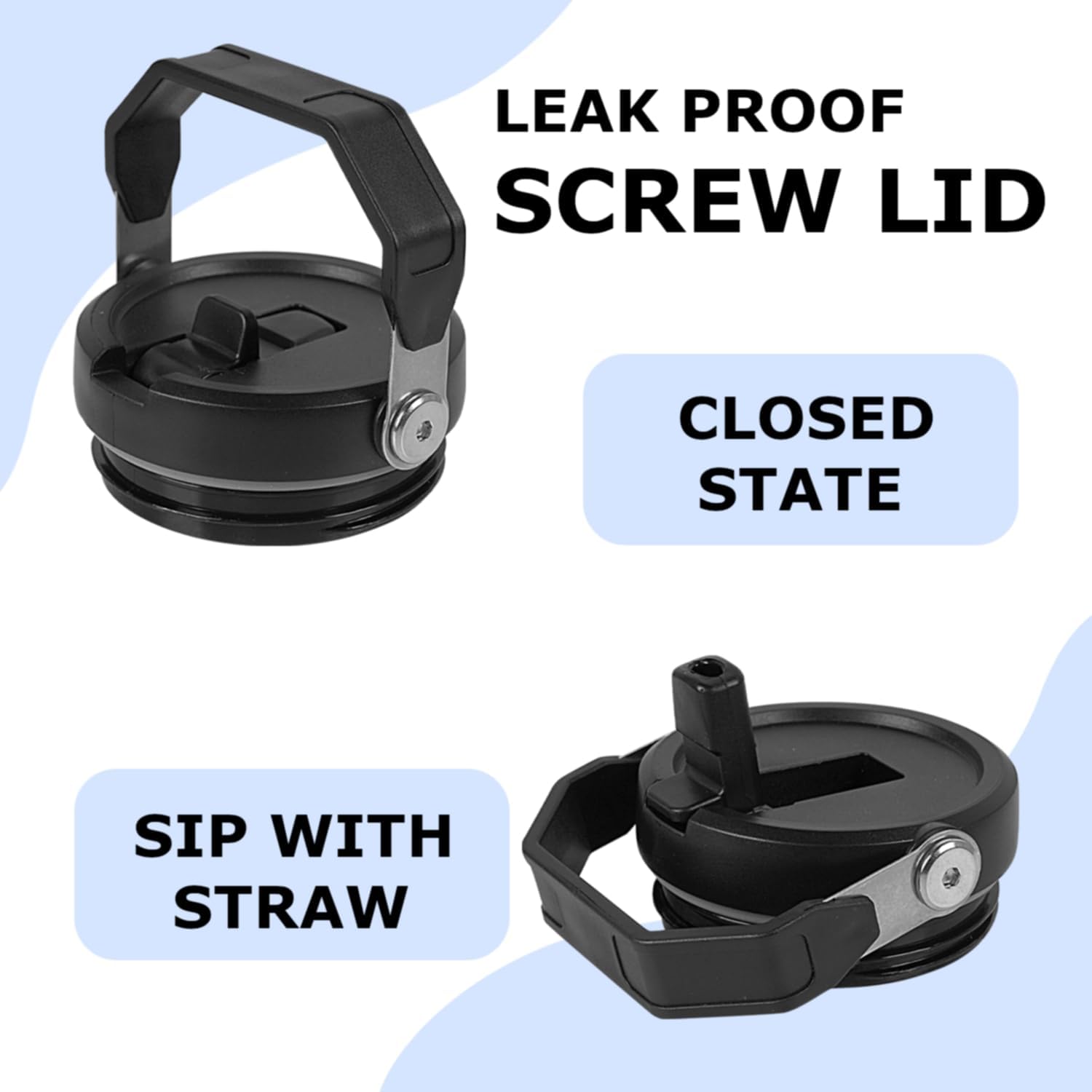 Goth Tumbler with Straw and Lid Gift for Boys Girls Gothic Water Bottle Halloween Travel Kettle Cup for Car Cold and Hot Stainless Steel Double Wall Insulated Mug (cat rose, 30oz) - Image 3