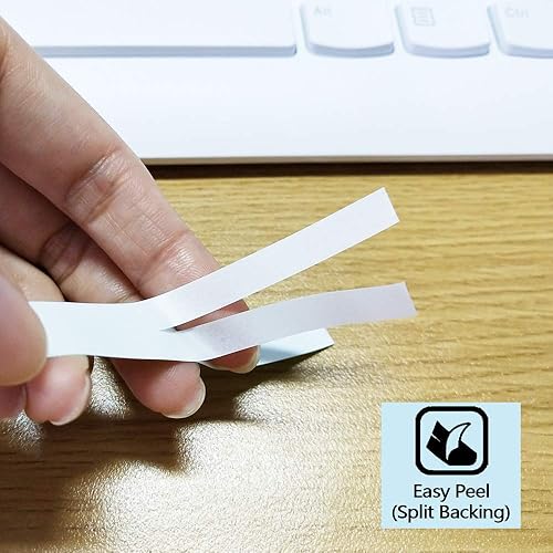 Miniatura 2 de Absonic Paquete de 4 cintas de etiquetas compatibles con Brother Tze-S231 Tz-S231 Tz de 0.472in 0.47 pies, negro sobre blanco, cinta laminada