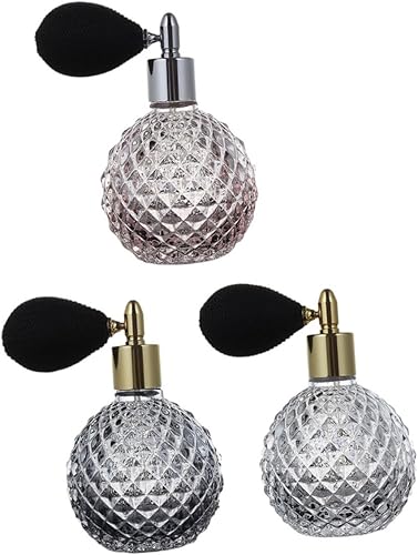 Miniatura 1 de Didiseaon Botella de perfume con bolsa de aire, botellas de spray de vidrio para aceites esenciales, contenedor de perfume transparente, botellas de