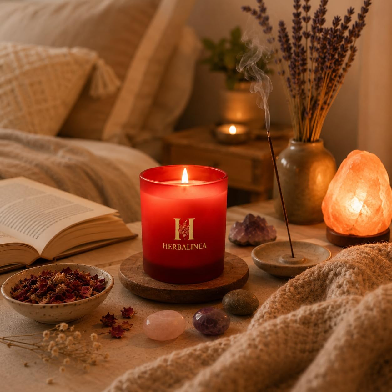 Set 7 Velas Chakra Premium – Velas Aromáticas de Soja con Cristales Naturales y Flores Secas | Pack Espiritual para Meditación, Yoga, Relax y Decoración Zen | Regalo Original